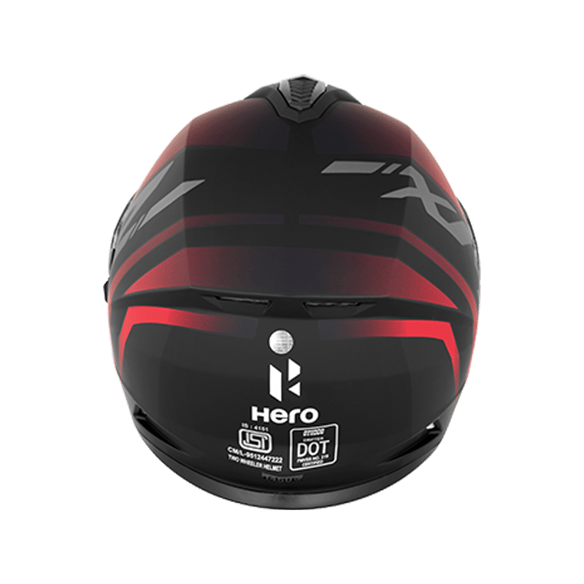 HERO GENUINE XMR BRAZEN TURBO RED MATTE HELMET XL-99700ZZZE41T01S