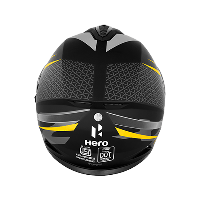 HERO GENUINE XMR BRAZEN EMINENT YELLOW MATTE HELMET XL-99700ZZZE41T02S