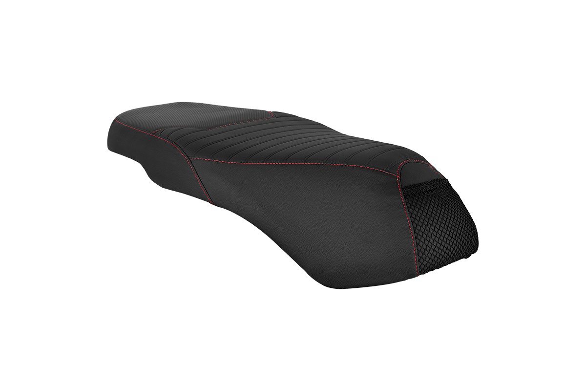 HERO GENUINE SEAT COVER PLSR+ BLK EMBOSED -99632AALD00S