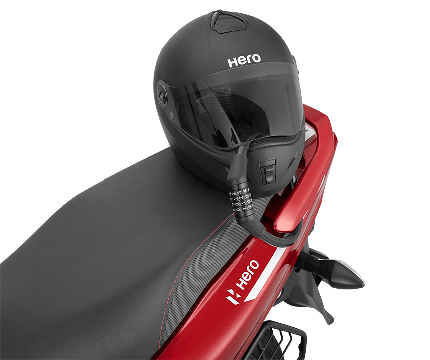 HERO GENUINE HELMET NUMBER LOCK BLACK -99750ZZZ111R01S