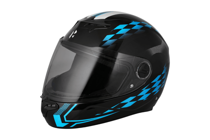 HERO GENUINE HELMET GLAMOUR GLOSSY BLUE & BLACK S -99700ZZZ213S02S