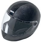 HERO GENUINE FF HELMET CHROME ELITE BLACK M -99700ZZZ421R00S