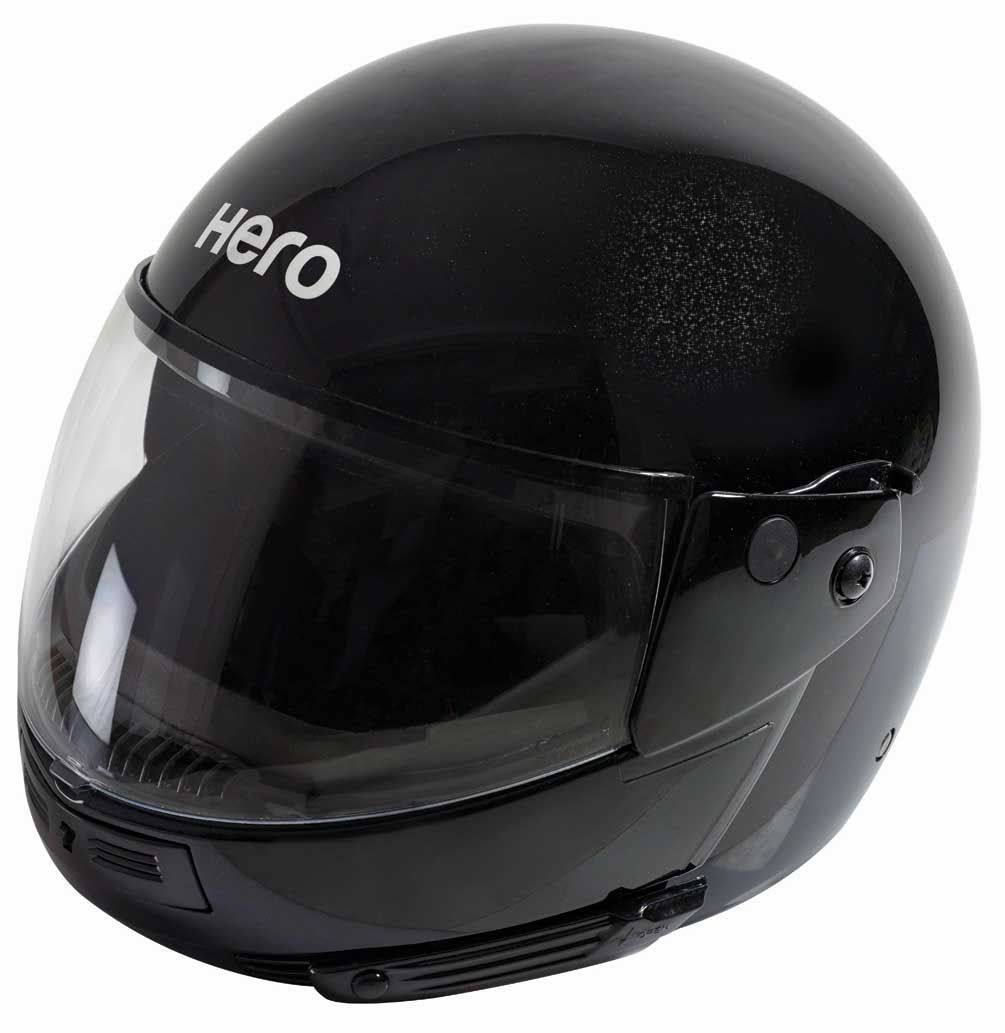 Hero Genuine Helmet Full Face Ninja |Large| Black