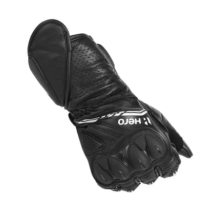 Hero Offical Leather full Riding Gloves