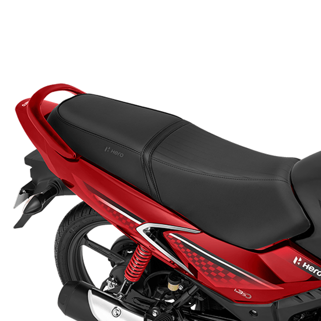 Hero Genuine New Glamour Matt BLK Seat Cover