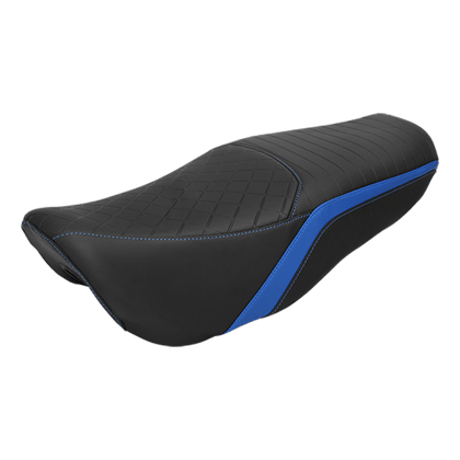 Hero Genuine SEAT COVER - BLK BLUE EMBOSSED