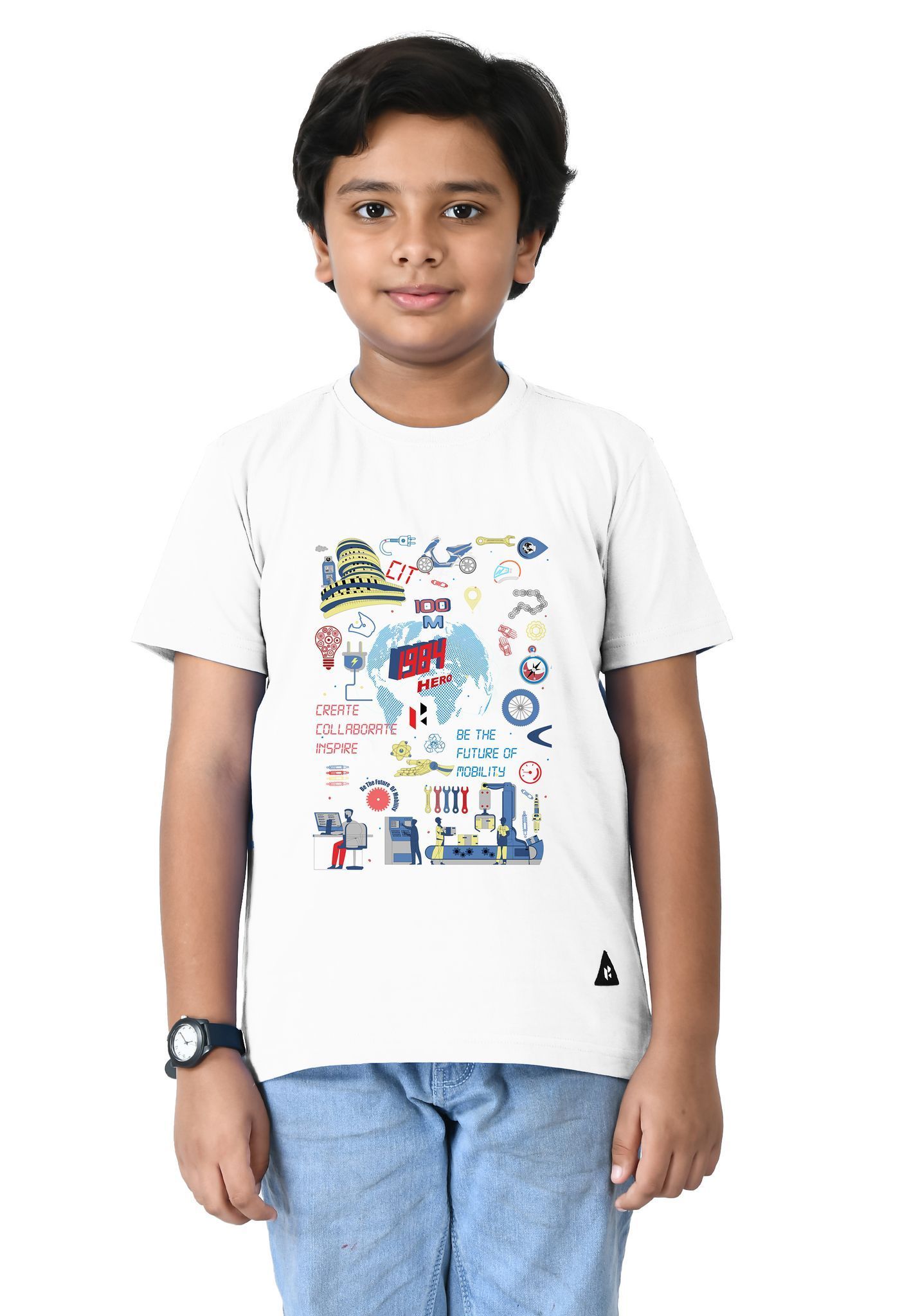 Hero Official Kids T-Shirts with 100% Premium Cotton and Doodle-Inspired Designs