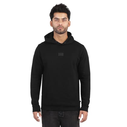 Men's Hooded Sweatshirt With Tech Finish