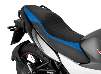 Hero Genuine Azure Blue Seat Cover for Xtreme 160R with UV Resistance and Tailored Fit Design-99632ABZ000S