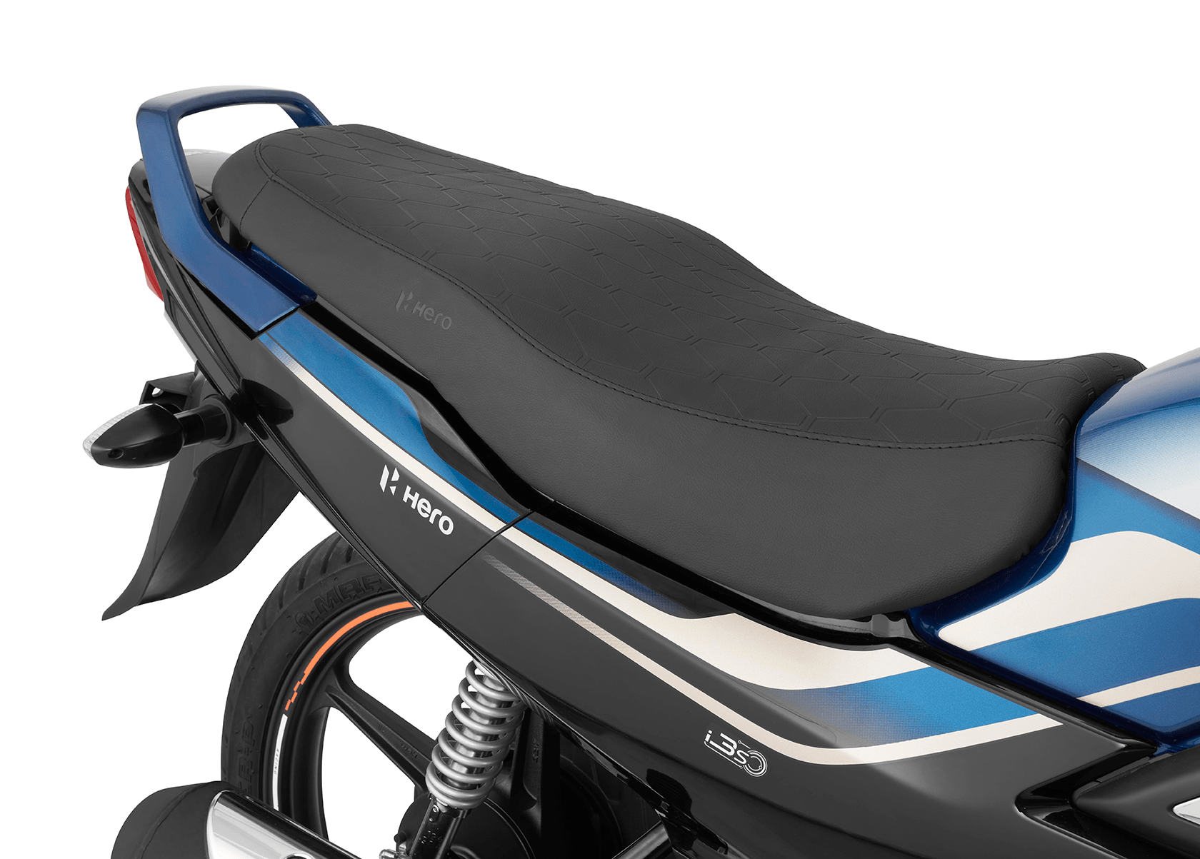 Mono Black Seat Cover for Splendor Plus with Automotive-Grade PU/PVC and Water-Repellant Finish-99640AAGA00S