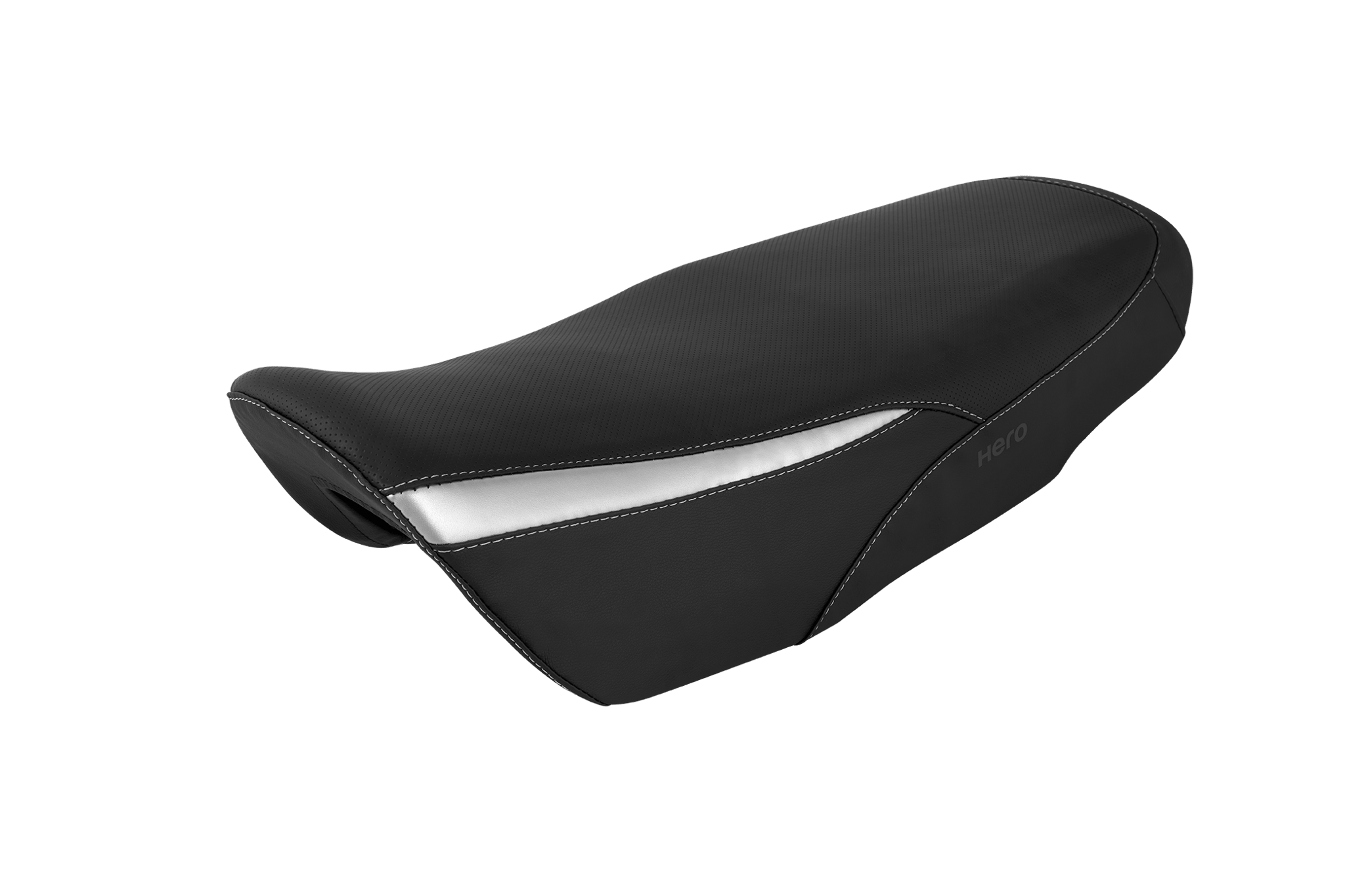 Sideline Black Seat Cover for Splendor Plus and XTEC with Automotive-Grade PU/PVC and Cooling Features-99632AAD201S