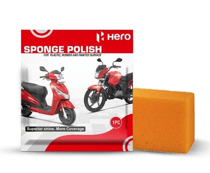 Instant Shine Sponge Polish | Multipurpose Sponge Polish for Bike, Car & Other Vehicles | Gives Premium & Glossy Look - SPDPPK00066S