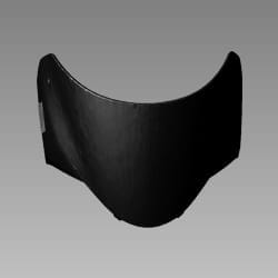 SCREEN WIND SUB ASSY - Glamour - 6414AAANB00S
