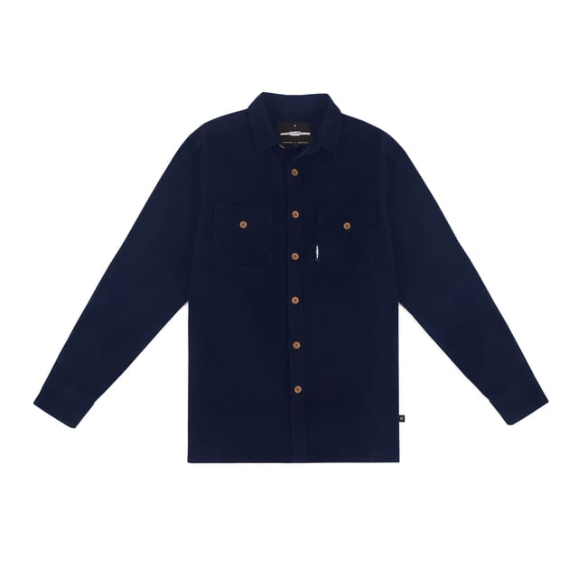 Buy Hero Genuine Men's Regular Fit Corduroy Shirt With Elbow Patch