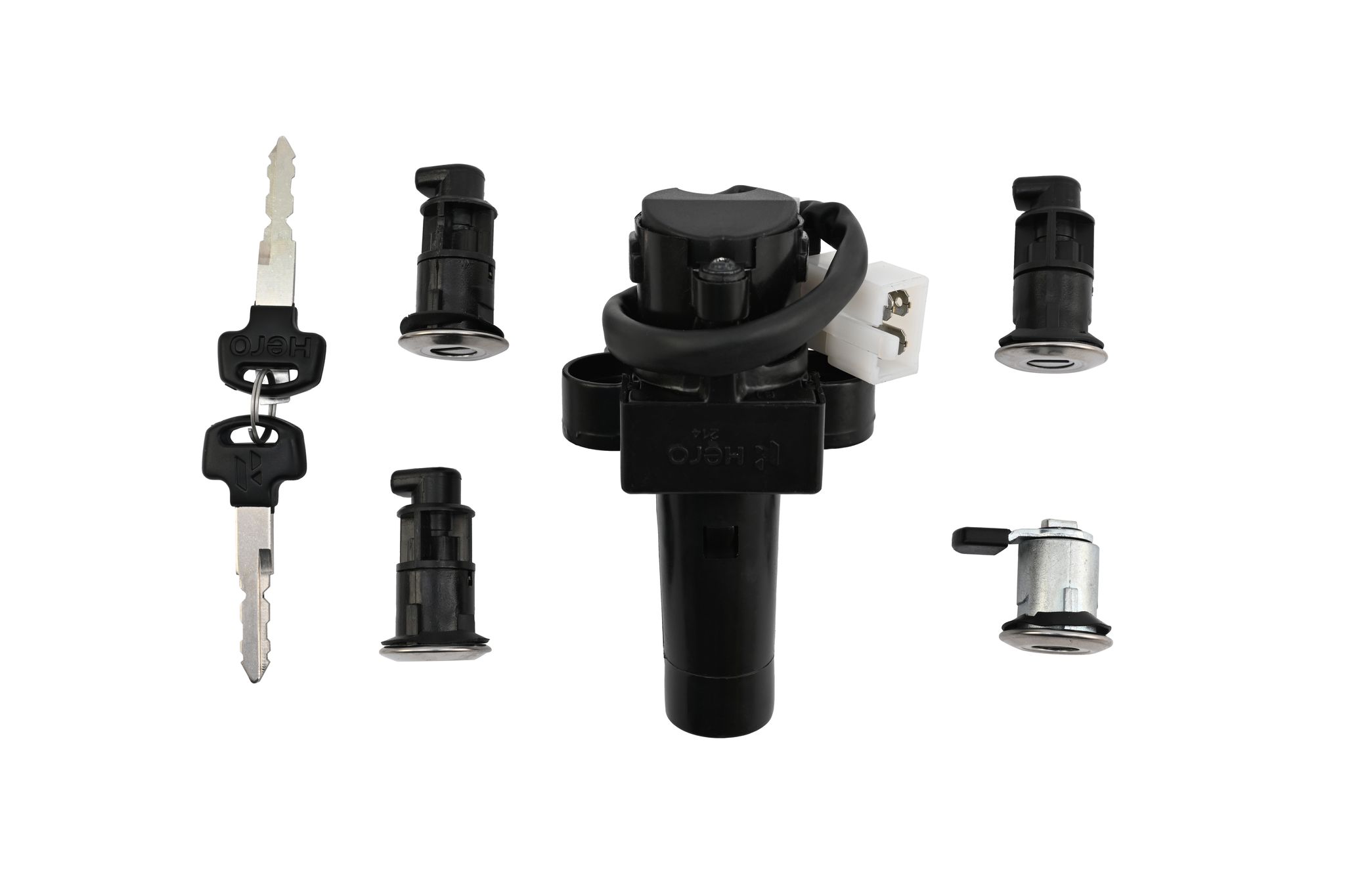 Ignition Switch Lock Set - Splendor+ - 35010AAEH01S