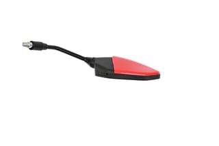 Hero Genuine Left Side Rear View Mirror (Red) – Clear Rear Visibility for Xpulse 200, Xtreme 160, and Xtreme - 88120AABH61ZBS