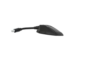 Hero Genuine Left Side Rear View Mirror (Black) – Clear Rear Visibility for Xtreme 160 and Xtreme 200 - 88120ABZ001S