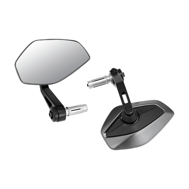 BAR END MIRROR ASSY L BACK