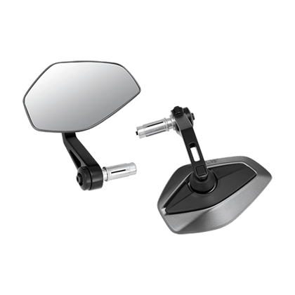 BAR END MIRROR ASSY R BACK