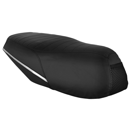 Silver Stripe Seat Cover for Maestro Edge with Custom Fit and Durable Protection -99637AAW001S