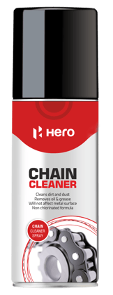 Hero Chain Cleaner Spray Multipurpose(100ml)| Removes oil & grease| Effective dirt cleaner| Enhanced chain performance & lifetime| Bike chain cleaner degreaser - SPDCHC0001S