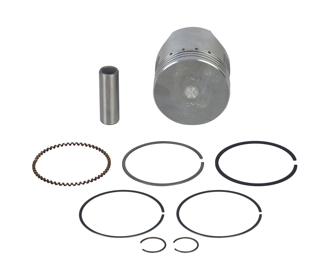 Piston Ring Set ( ii-Over Size 0.50) Includes Piston, Piston Ring, Pin, Clip - 100 CC - 33K112S