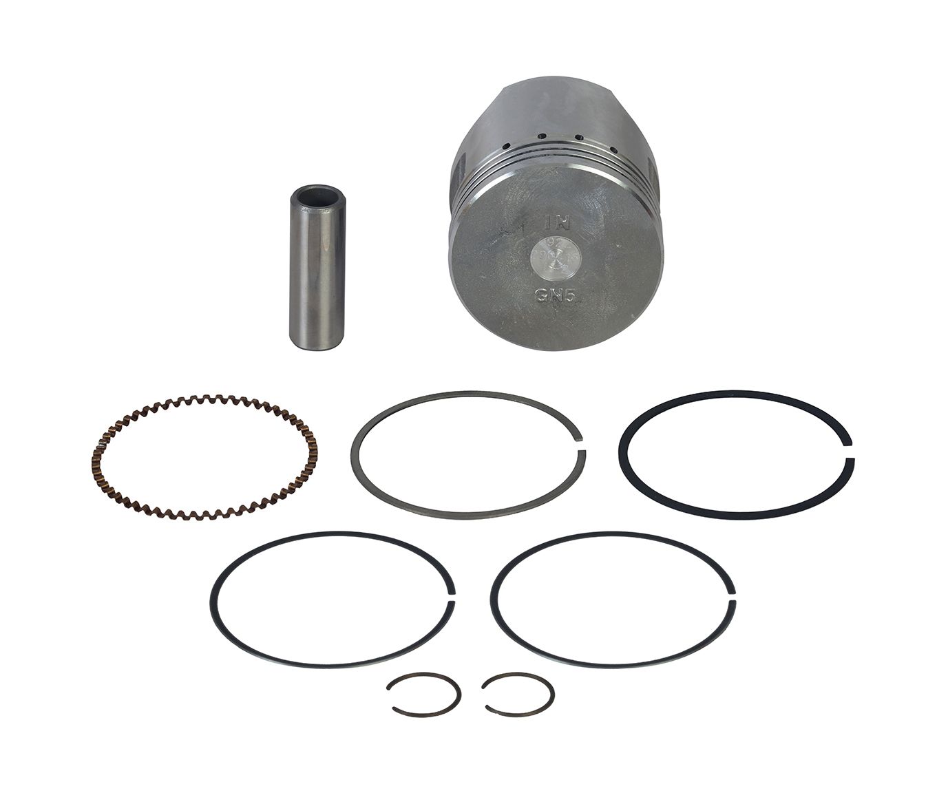 Piston Ring Set ( Standard) Includes Piston, Piston Ring, Pin, Clip - 100 CC - 33K110S