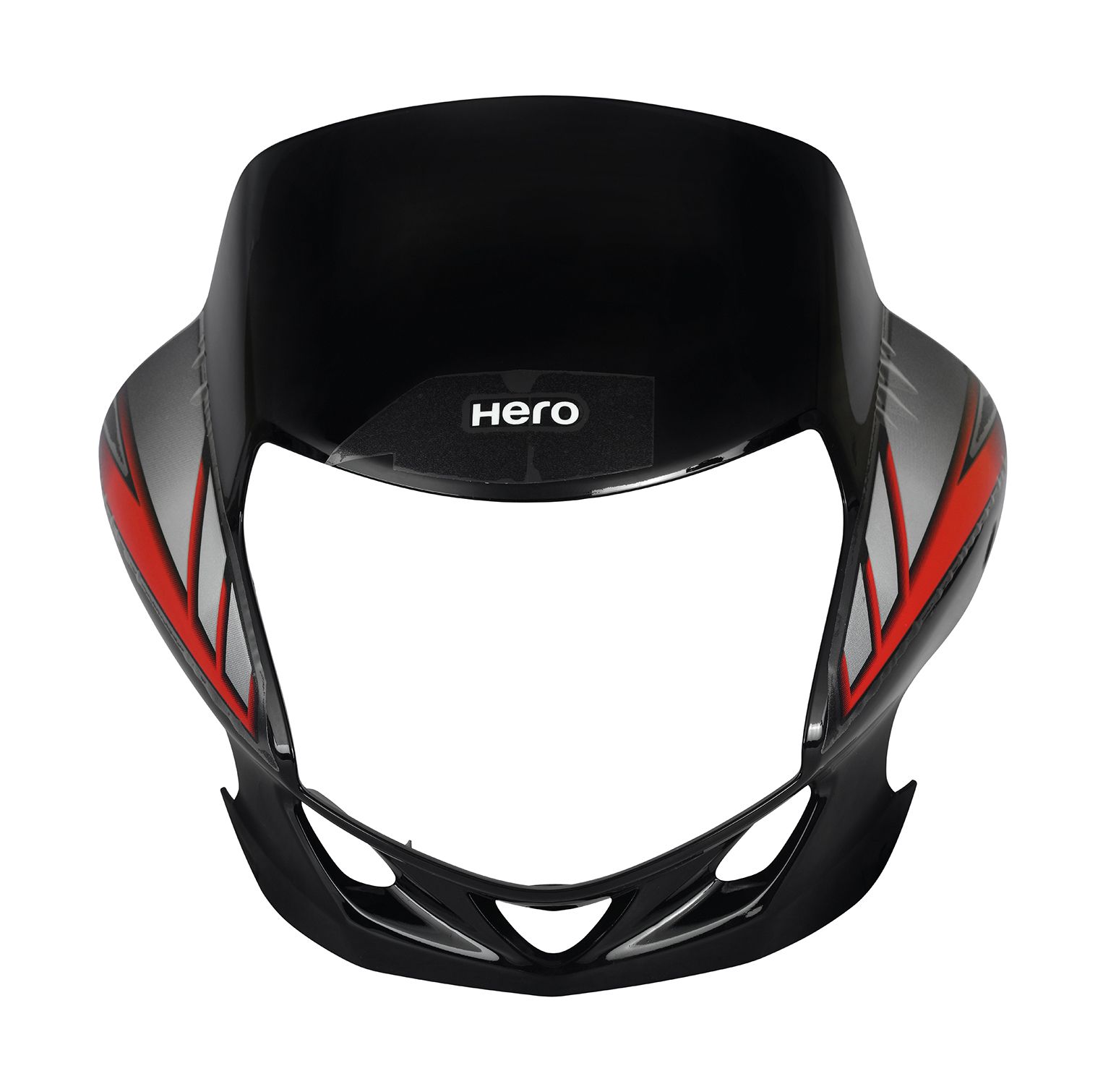 Front Visor Black - HF Deluxe - 83400AAHH20ZAS