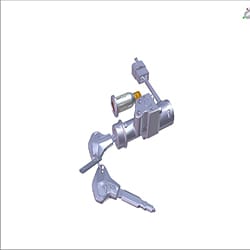 Ignition Switch Lock Set - Pleasure+ | Xoom - 35010AAL501S