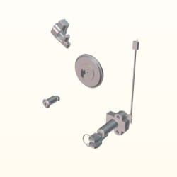 Ignition Switch Lock Set - Super Splendor - 35010KTCH00S