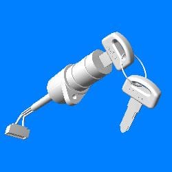 Switch Assembly Lock Set - HF Dawn - 35100AAJH01S