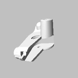 BRACKET HANDLE LEVER -53172KRC900S