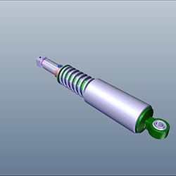 Rear Shock Absorber / Suspension / Cushion / Fork Assembly - Splendor+ - 52400AAE500ES