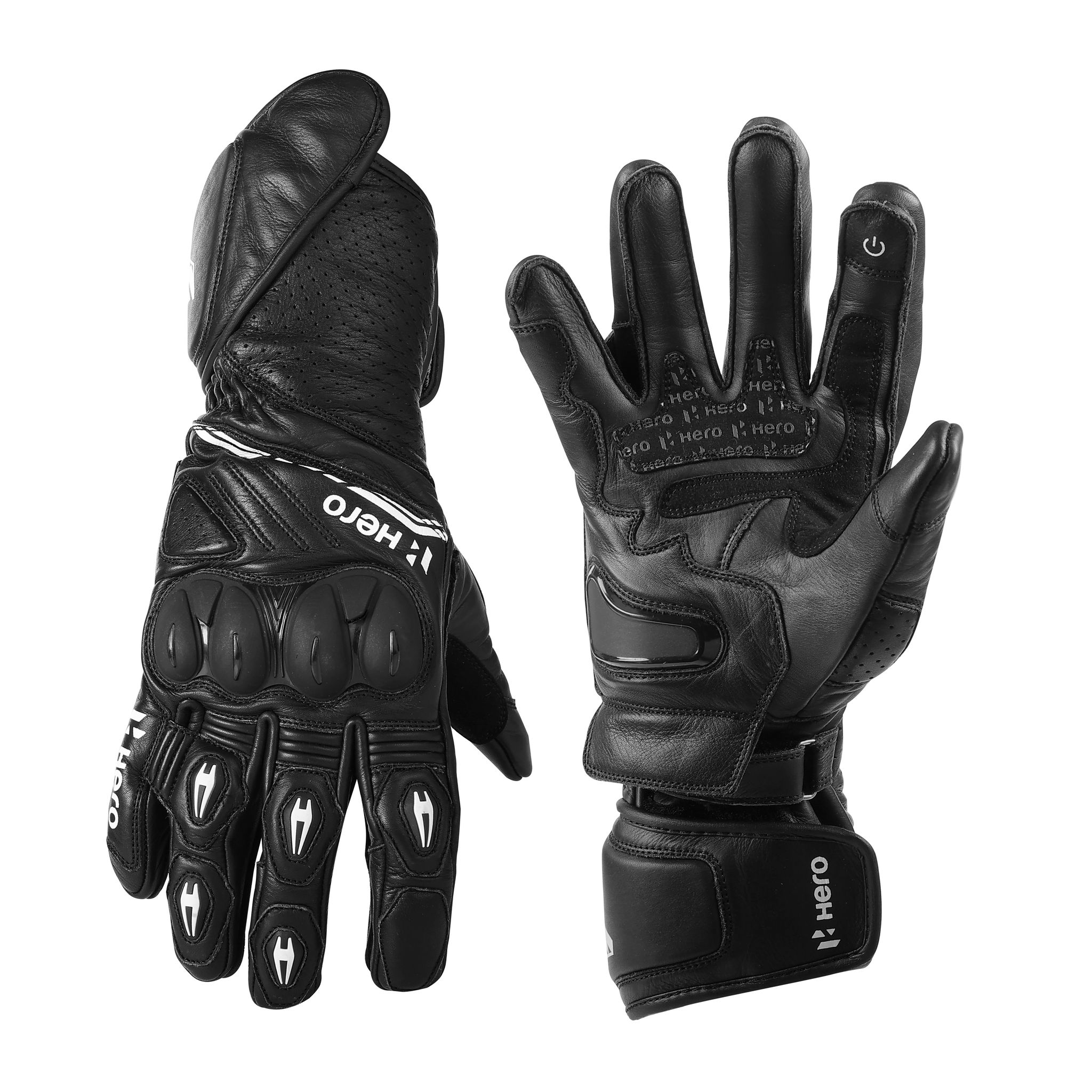 Leather full Riding Gloves