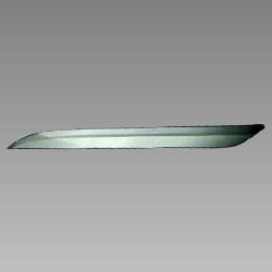 STRIPE L SIDE COWL BLACK NH 1 TYPE 1 - Splendor+ - 87132AAE300RS