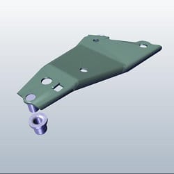 STAY LEFT HEADLIGHT SUB ASSEMBLY - Splendor+ - 6131CAAEB00S