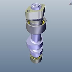 Hero Genuine Camshaft Complete for Hunk, Xpulse 200, Xpulse 200 FI, Xpulse 200T, Xtreme 200R, Xtreme 200S | Precision Engine Timing | Durable Construction | OEM Fit | Reliable Performance | Engine Protection- 14100ABF000S