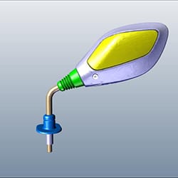 MIRROR ASSEMBLY LEFT SIDE NH-341P