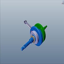 Crankshaft Complete Assembly - Maestro Edge - 13000ABH000S