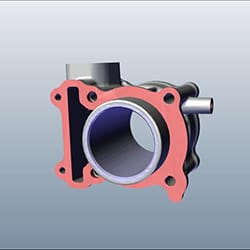 CYLINDER COMP. - KARIZMA FIGHTER EDITION| THE CENTENNIAL| XMR 210| XMR OBD2 PHASE B BASE| XMR TFT SPEEDO| XPULSE 210LC OBDIIP2 - 12100ACA000S