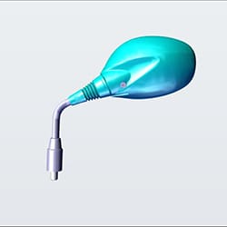 MIRROR ASSEMBLY LEFT BACK RD-021M - Splendor+ - 88120AAE930ES