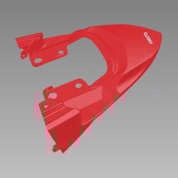 TAIL SECTION BW. CTR. (BLK-2 NH-1) - Xtreme 160 - 77237AAB100TS