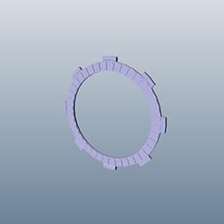 Clutch Friction Disc/ Clutch Friction Plate - Xtreme 125 - 22205ACL000S