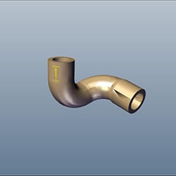 HOSE JOINT TO RADIATOR - XPULSE 210LC OBDIIP2 - 19236ACY100S