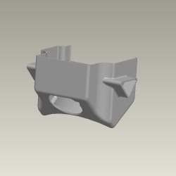 COVER AIR/C DUCT - Glamour - 17234KTR900S