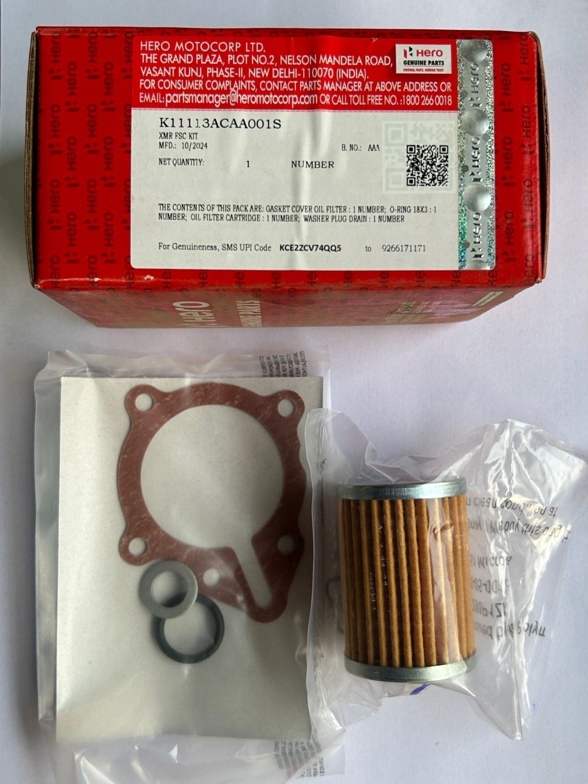 Scheduled maintenance Kit 210 cc - K11113ACAA001S - Every 6K Kilometers