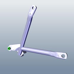 BRACKET COMPLETE LEFT PILLION STEP - HF 100 | HF Deluxe | Splendor+ | Passion Pro - 50702ACK000S