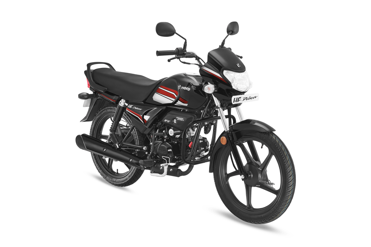 Hf 100 Hero Hf Deluxe Black Red Price Hero HF Deluxe Price Mileage