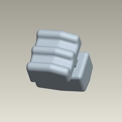 RUBBER LINK STOPPER - Pleasure+ | Maestro Edge | Destini 125 | Pleasure | Duet | Maestro - 50352GW0730S