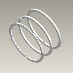 KIT, RING PISTON (O/S 0.75) - Splendor NXG - 13014198771S